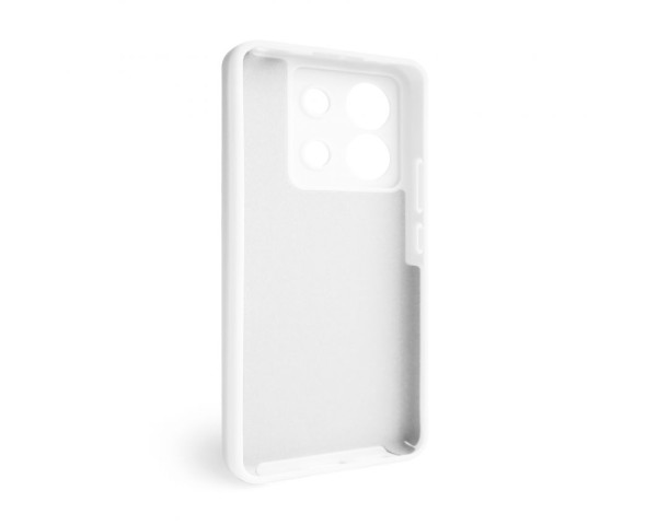 Чехол Full Silicone Case для Xiaomi Redmi Note 13 Pro 5G white (09) (без логотипа)