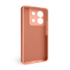 Чехол Full Silicone Case для Xiaomi Redmi Note 13 Pro 5G peach (27) (без логотипа)