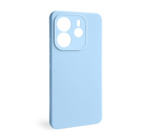 Чохол Full Silicone Case для Xiaomi Redmi Note 14 4G Global light blue (05) (без логотипу)