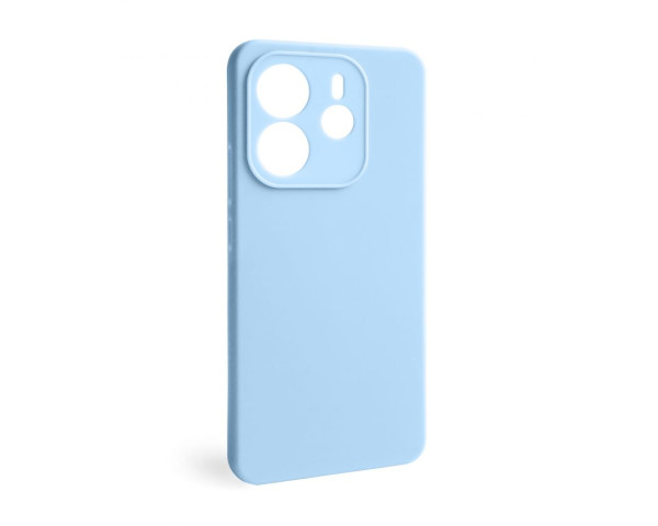 Чохол Full Silicone Case для Xiaomi Redmi Note 14 4G Global light blue (05) (без логотипу)