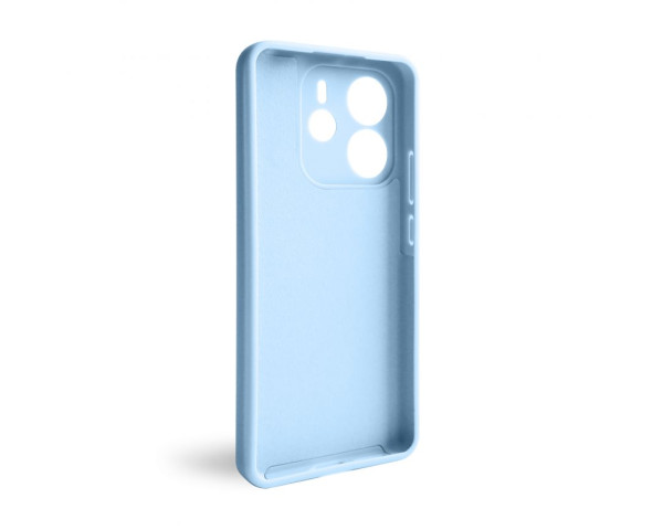 Чохол Full Silicone Case для Xiaomi Redmi Note 14 4G Global light blue (05) (без логотипу)