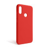 Чехол Full Silicone Case для Xiaomi Redmi Note 7 red (14) (без логотипа)