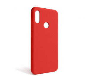 Чехол Full Silicone Case для Xiaomi Redmi Note 7 red (14) (без логотипа)