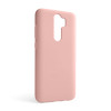 Чехол Full Silicone Case для Xiaomi Redmi Note 8 Pro light pink (12) (без логотипа)