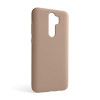 Чехол Full Silicone Case для Xiaomi Redmi Note 8 Pro nude (19) (без логотипа)