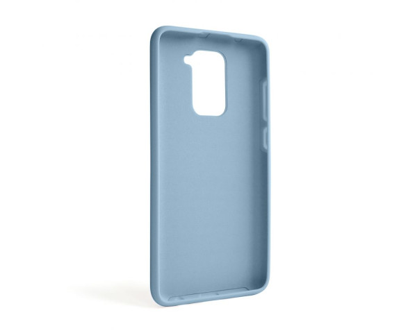 Чехол Full Silicone Case для Xiaomi Redmi Note 9 light blue (05) (без логотипа)