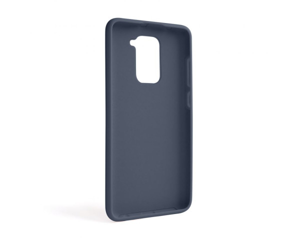 Чехол Full Silicone Case для Xiaomi Redmi Note 9 dark blue (08) (без логотипа)