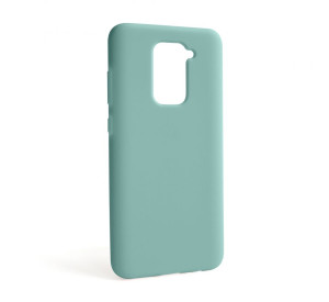 Чохол Full Silicone Case для Xiaomi Redmi Note 9 turquoise (17) (без логотипу)