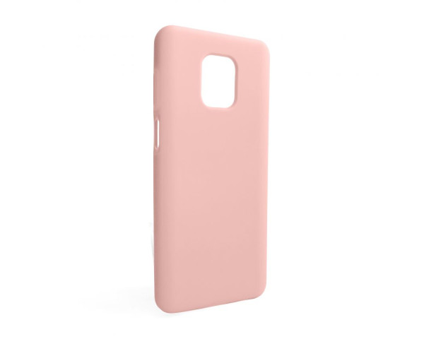 Чохол Full Silicone Case для Xiaomi Redmi Note 9 Pro light pink (12) (без логотипу)