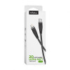 Кабель USB WALKER C735 Type-C to Lightning 20W black