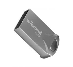 Флеш-пам'ять USB Wibrand Hawk 16GB USB 2.0 silver