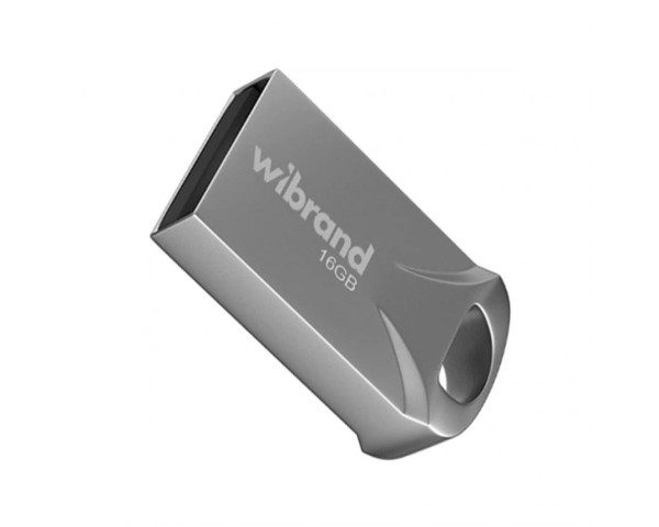 Флеш-пам'ять USB Wibrand Hawk 16GB USB 2.0 silver