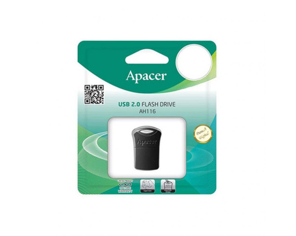 Флеш-пам'ять USB Apacer AH116 32GB black (AP32GAH116B-1)