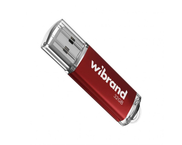 Флеш-пам'ять USB Wibrand Сougar 32GB USB 2.0 red