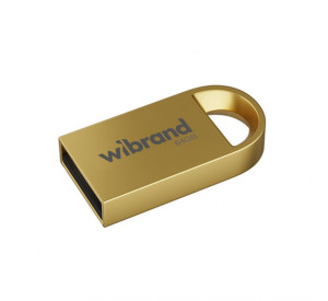 Флеш-пам'ять USB Wibrand Lynx 64GB USB 2.0 gold