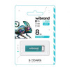 Флеш-пам'ять USB Wibrand Chameleon 8GB USB 2.0 light blue