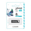 Флеш-пам'ять USB Wibrand Stingray 8GB USB 2.0 grey