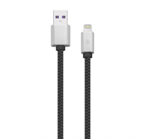 Кабель USB WALKER C740 Lightning black