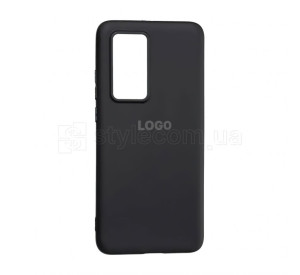 Чохол Original Silicone для Huawei P40 Pro black (18)