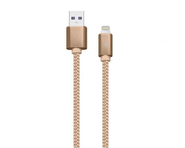 Кабель USB WALKER C740 Lightning gold