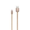 Кабель USB WALKER C740 Lightning gold