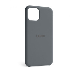 Чехол Original Silicone для Apple iPhone 11 Pro dark grey (15)