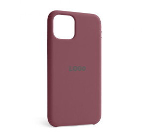 Чехол Original Silicone для Apple iPhone 11 Pro maroon (42)