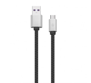 Кабель USB WALKER C740 Micro black