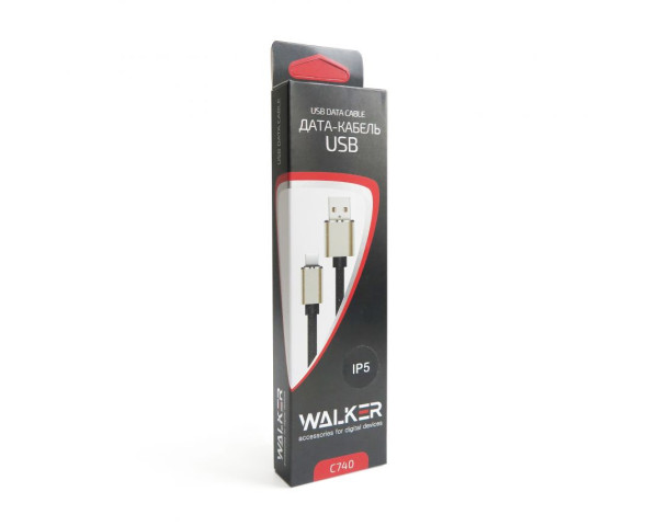 Кабель USB WALKER C740 Micro black