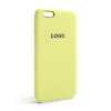 Чехол Original Silicone для Apple iPhone 6, 6s flash lime (41)