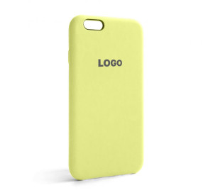 Чехол Original Silicone для Apple iPhone 6, 6s flash lime (41)