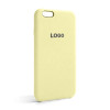 Чехол Original Silicone для Apple iPhone 6, 6s mellow yellow (51)