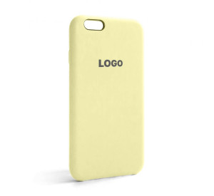 Чехол Original Silicone для Apple iPhone 6, 6s mellow yellow (51)