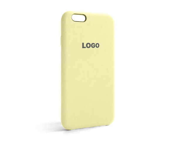 Чехол Original Silicone для Apple iPhone 6, 6s mellow yellow (51)