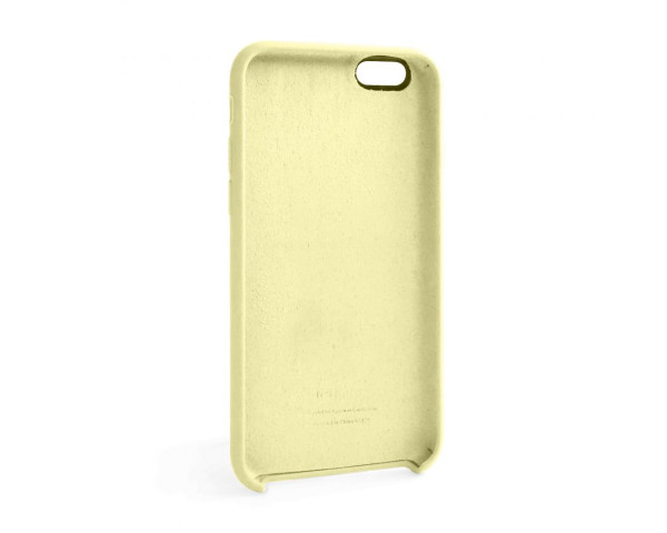 Чехол Original Silicone для Apple iPhone 6, 6s mellow yellow (51)
