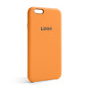 Чехол Original Silicone для Apple iPhone 6, 6s papaya (49)