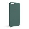 Чохол Original Silicone для Apple iPhone 6, 6s pine green (55)