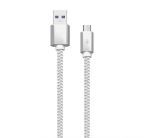 Кабель USB WALKER C740 Micro white
