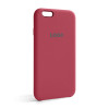 Чохол Original Silicone для Apple iPhone 6, 6s rose red (37)