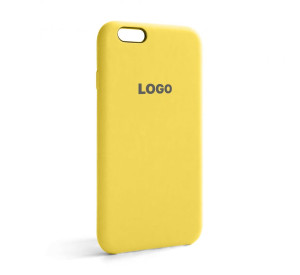 Чохол Original Silicone для Apple iPhone 6, 6s yellow (4)