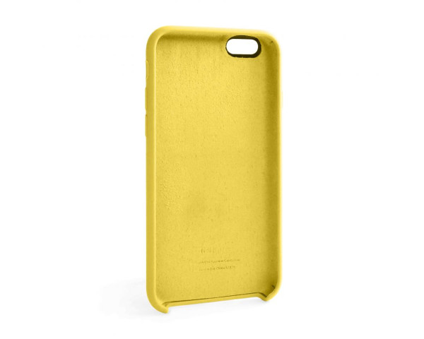 Чохол Original Silicone для Apple iPhone 6, 6s yellow (4)