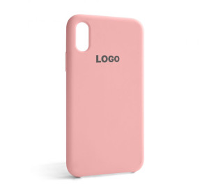 Чохол Original Silicone для Apple iPhone X, Xs light pink (12)