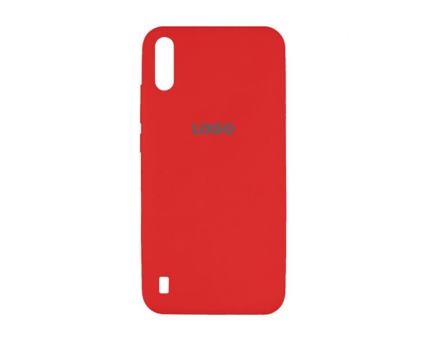 Чехол Original Silicone для Samsung Galaxy A01/A015 (2019) red (14)