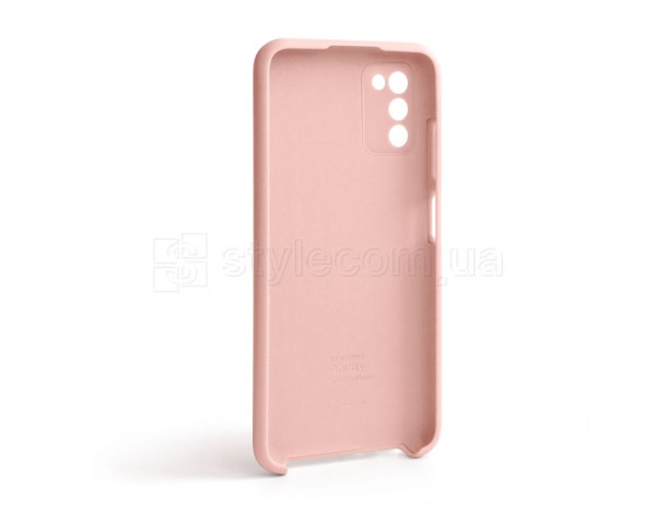 Чохол Original Silicone для Samsung Galaxy A03s/A037 (2021) pink (12)