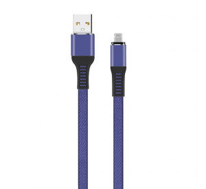 Кабель USB WALKER C750 Lightning dark blue