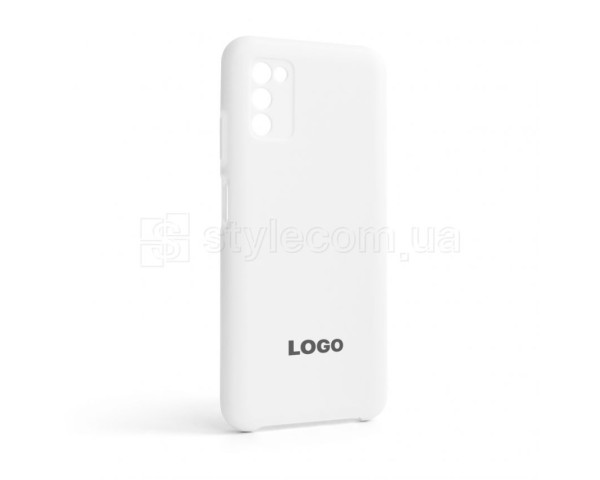 Чохол Original Silicone для Samsung Galaxy A03s/A037 (2021) white (09)