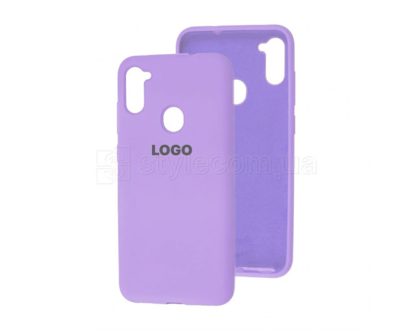 Чохол Original Silicone для Samsung Galaxy A11/A115 (2020) elegant purple (26)