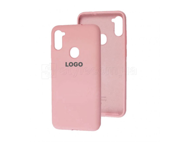 Чохол Original Silicone для Samsung Galaxy A11/A115 (2020) light pink (12)