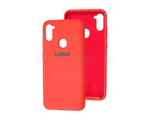 Чехол Original Silicone для Samsung Galaxy A11/A115 (2020) red (14)