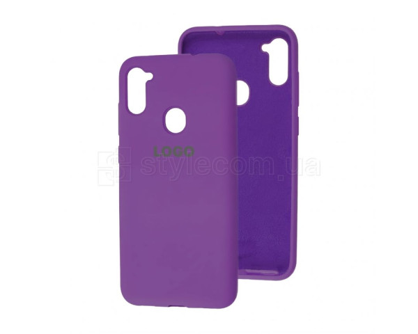 Чехол Original Silicone для Samsung Galaxy A11/A115 (2020) violet (36)